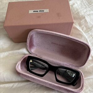 Miu Miu Black Eyeglasses